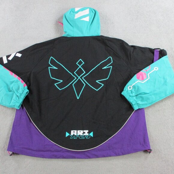 Ari Gatou Techwear Jacket Multicolor Adult Medium Colorblock Streetwear NWT NEW - Picture 3 of 10